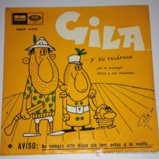 Discos de vinilo: GILA Y SU TELEFONO. Lote 26749155