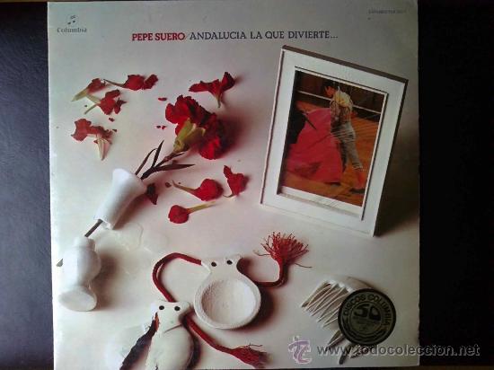 Discos de vinilo: PEPE SUERO, ANDALUC&Iacute;A LA QUE DIVIERTE. LP DE VINILO - Foto 1