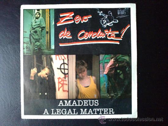Discos de vinilo: ZERO DE CONDUCTE - AMADEUS - SINGLE ESPA&Ntilde;A - Foto 1