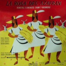 Discos de vinilo: TERESA BERGANZA Y MANUEL AUSENSI - LA ROSA DEL AZAFRÁN - 1962. Lote 26840257