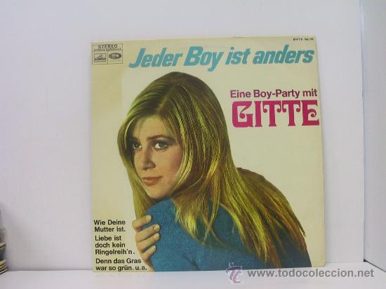 Discos de vinilo: GITTE - JEDER BOY IST ANDERS- RARO EDICION FRANCESA - EMI - Foto 1