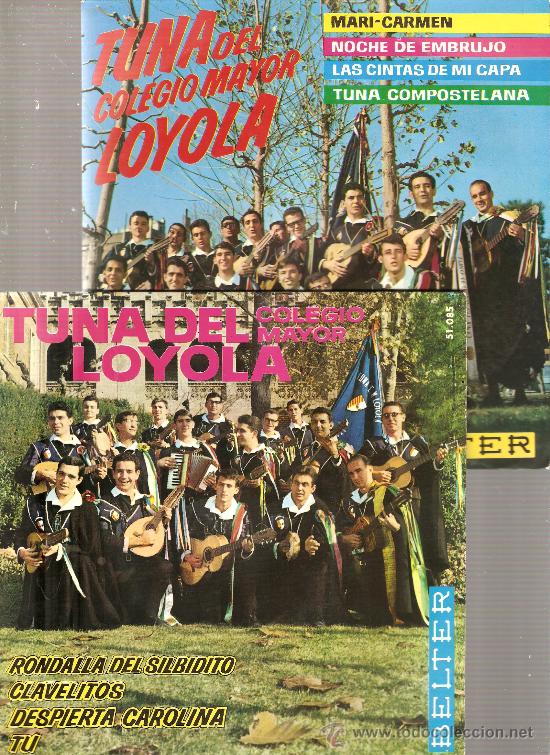Discos de vinilo: 2 EP&acute;S TUNA DEL COLEGIO MAYOR LOYOLA - Foto 1