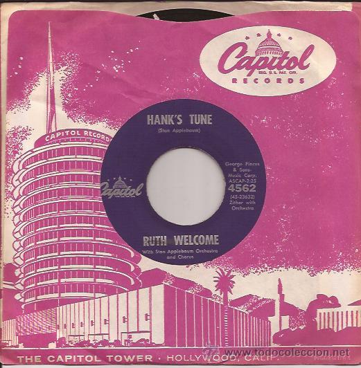 Discos de vinilo: SINGLE-RUTH WELCOME-CAPITOL 4562-USA-195?? - Foto 1