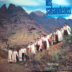Discos de vinilo: LOS SABANDEÑOS, ANTOLOGÍA DEL FLOKLORE CANARIO VOLUMEN 1 - LP DE VINILO COMO NUEVO. Lote 27071735