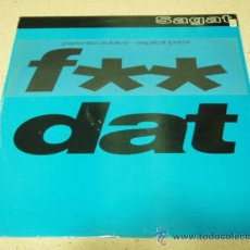 Discos de vinilo: SAGAT ( FUK DAT ) RAW MIX + ROB'S FUK DIS MIX + DOBIE'S PATHFINDER MIX + DEAN ST. CLUB MIX + MARCUS