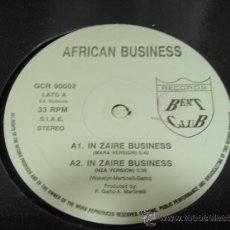 Discos de vinilo: AFRICAN BUSINESS ( IN ZAIRE BUSINESS ) MARA VERSION + NZA VERSION + AFROSWING VERSION + FANTAFRO VE