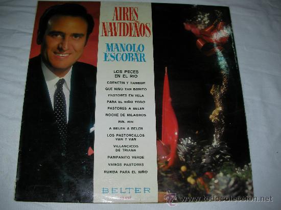 Discos de vinilo: MANOLO ESCOBAR AIRES NAVIDE&Ntilde;OS - Foto 1