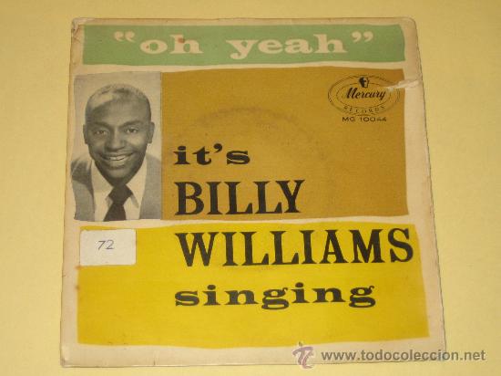 Discos de vinilo: BILLY WILLIAMS - ED. ESPA&Ntilde;OLA 1958 - - Foto 1