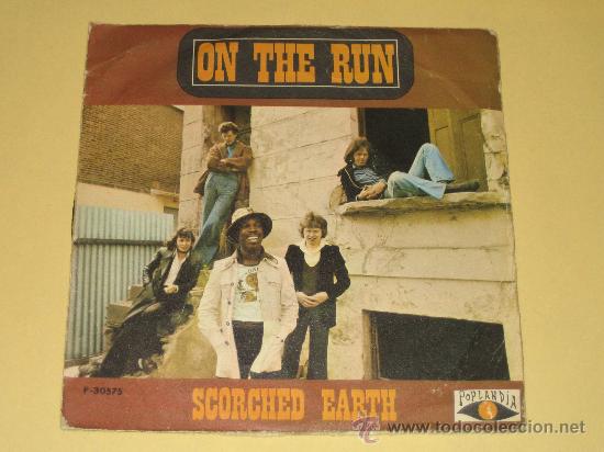 Discos de vinilo: SCORCHED EARTH - ED. ESPA&Ntilde;OLA 1974 - Foto 1