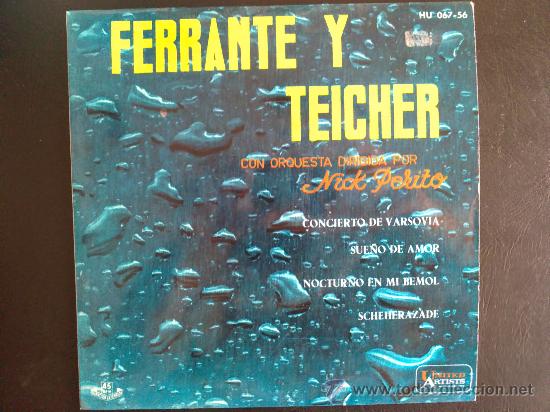 Discos de vinilo: FERRANTE Y TEICHER - CONCIERTO DE VARSOVIA - EP ESPA&Ntilde;OL - Foto 1