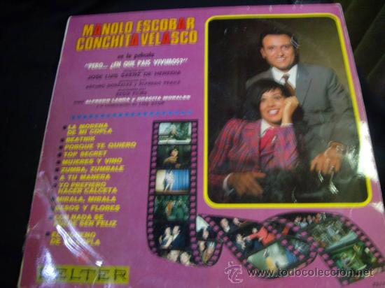 Discos de vinilo: manolo escobar y conchista velasco - Foto 1