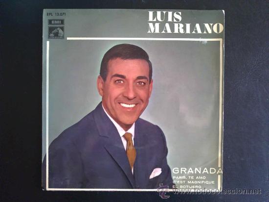 Discos de vinilo: LUIS MARIANO - GRANADA - EP ESPA&Ntilde;OL - Foto 1
