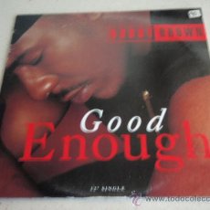 Discos de vinilo: BOBBY BROWN ( GOOD ENOUGH ) EXTENDED JEEP MIX + 4 DEEP IN A JEEP + 2 DEEP IN DA BACKSEAT USA-1992