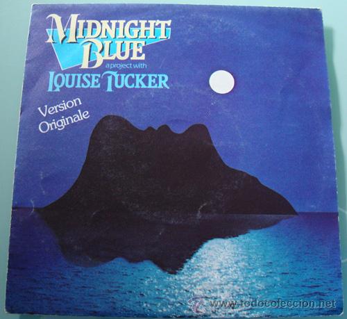 Discos de vinilo: LOUISE TUCKER - MIDNIGHT BLUE - SINGLE FRANCES 1982 - Foto 1