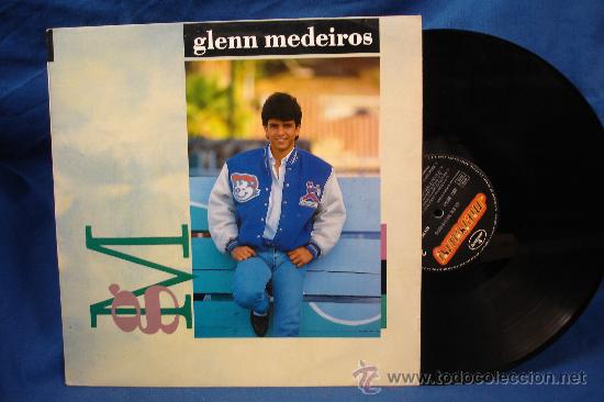 Discos de vinilo: - GLENN MEDEIROS - POLYGRAM 1988 - DIF&Iacute;CIL - Foto 1