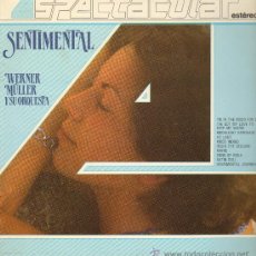 Discos de vinilo: WERNER MULLER - SENTIMENTAL ESPECTACULAR - LP 1984 - PROMO. Lote 27299223