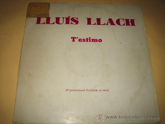 Discos de vinilo: LLUIS LLAC - 1984 - PROMOCIONAL - Foto 1