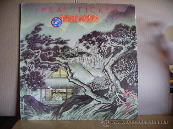 Discos de vinilo: MEAL TICKET ---- TAKE AWAY - Foto 1