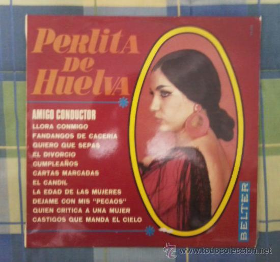 Discos de vinilo: LP - DISCO DE VINILO. PERLITA DE HUELVA. - Foto 1