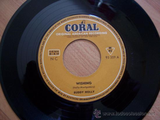 Discos de vinilo: BUDDY HOLY `Wishing` - Foto 1