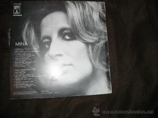 Discos de vinilo: mina lp mina  1972 spa emi - Foto 2