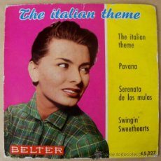 Discos de vinilo: SOFIA LOREN EP SPAIN 1959 - ITALIAN THEME - ALDO PAGANI - BELTER 45227 - SOPHIA LOREN