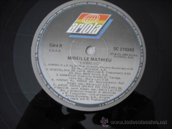 Discos de vinilo: MIREILLE MATHIEU  - EMBRUJO - LP - Foto 3