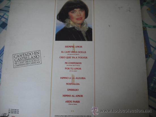 Discos de vinilo: MIREILLE MATHIEU  - EMBRUJO - LP - Foto 4