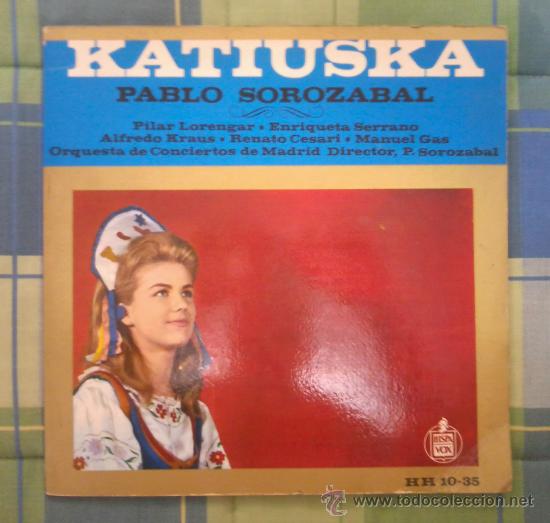 Discos de vinilo: LP - DISCO DE VINILO. KATIUSKA - PABLO SOROZABAL. - Foto 1