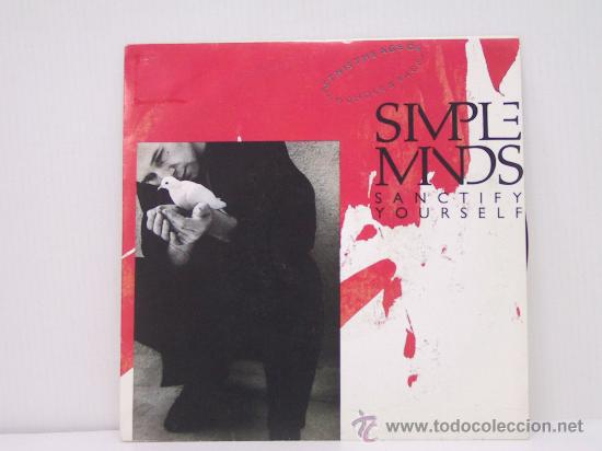 Discos de vinilo: SIMPLE MINDS - SANCTIFY YOURSELF - EDICION ESPA&Ntilde;OLA - VIRGIN 1986 - Foto 1