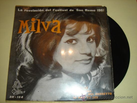 Discos de vinilo: MILVA -EP- AL DI LA + 3 - RARE SPAIN ED - Foto 1