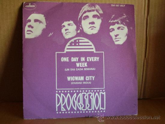Discos de vinilo: PROCESSION ---- ONE DAY IN EVERY WEEK - Foto 1