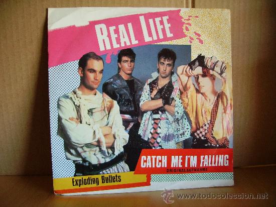 Discos de vinilo: REAL LIFE ---- CATCH ME I&acute;M FALLING - Foto 1