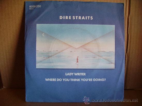 Discos de vinilo: DIRE STRAITS --- LADY WRITER - Foto 1