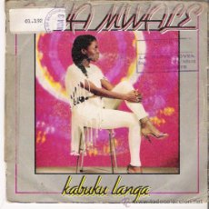 Discos de vinilo: ANNA MWALE - KABUKU LANGA / I CAN'T GET YOUR LOVE - SINGLE 1981 - PROMO
