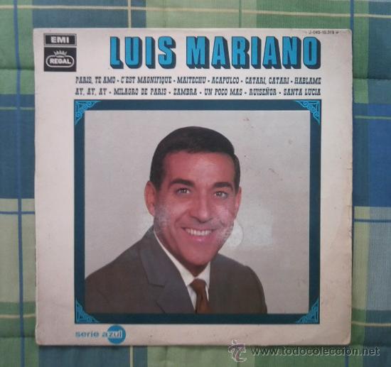 Discos de vinilo: LP - DISCO DE VINILO. LUIS MARIANO. - Foto 1