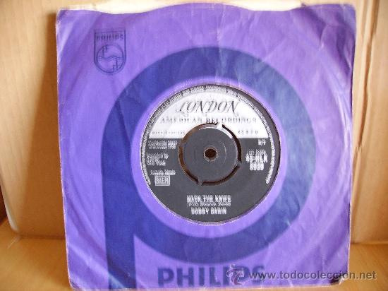 Discos de vinilo: BOBBY DARIN --- MACK TE KNIFE - Foto 1