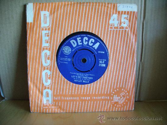 Discos de vinilo: HAYLEY MILLS ---- LET&acute;S GET TOGETHER - Foto 1