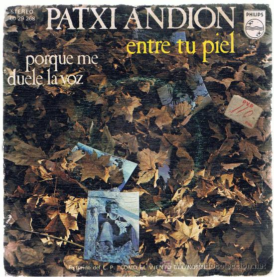 Discos de vinilo: patxi andion entre tu piel - Foto 1