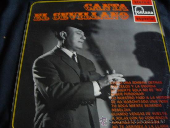 Vinyl-Schallplatten: EL SEVILLANO CANTA-ORIGINAL FONTANA 1969