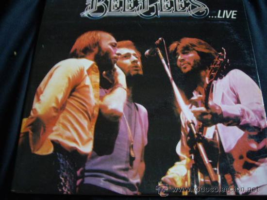 Discos de vinilo: BEE GEES-LIVE-DOBLE LP