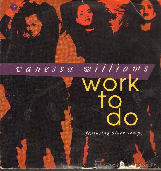 Discos de vinilo: Vanessa Williams - Work To Do (5 versiones) - Lp 1992 - Foto 1
