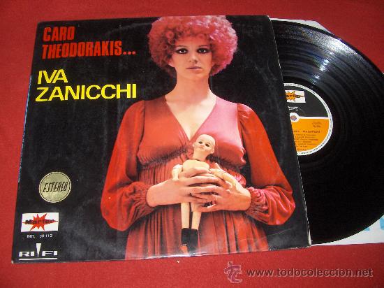Discos de vinilo: IVA ZANICCHI Caro theodorakis LP 1970 Marfer SPAIN ESPA&Ntilde;A