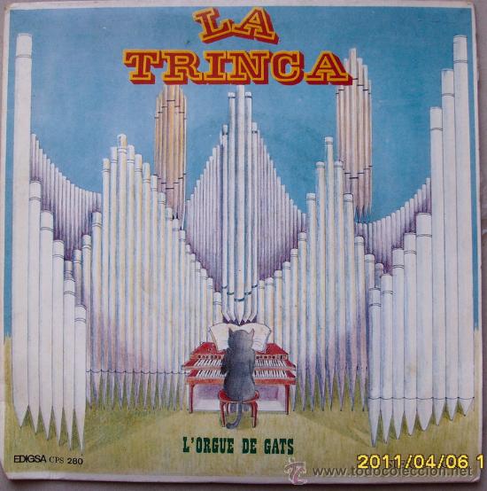 Discos de vinilo: LA TRINCA - L&acute;orgue de gats - Foto 1