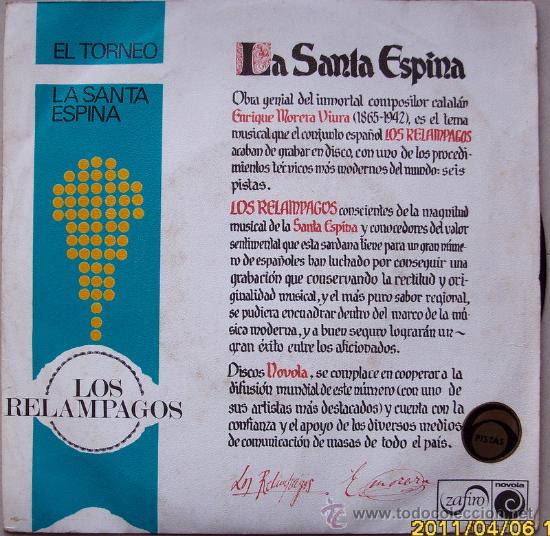 Discos de vinilo: LOS RELAMPAGOS - 1967 - Foto 1
