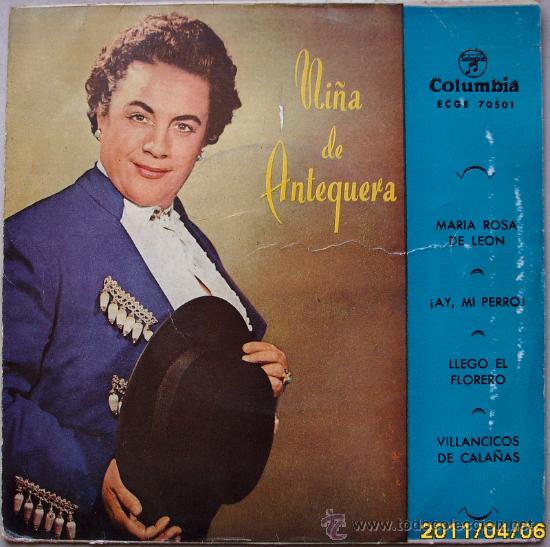 Discos de vinilo: NI&Ntilde;A DE ANTEQUERA - 1959 - Foto 1