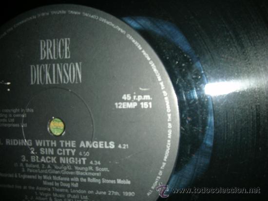 Discos de vinilo: BRUCE DICKINSON- IRON MAIDEN- DIVE! DIVE! DIVE! - MAXI EP 12 - Foto 7