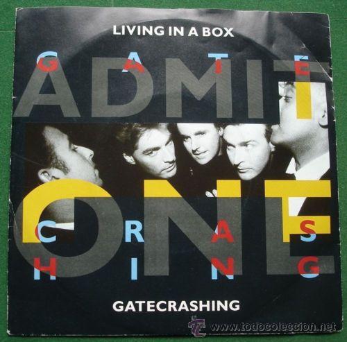 Discos de vinilo: Living in a Box Gatecrashing 12 maxi Single - Foto 1