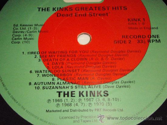 Discos de vinilo: THE KINKS    ( GREATEST HITS )      LP33 DOBLE - Foto 2