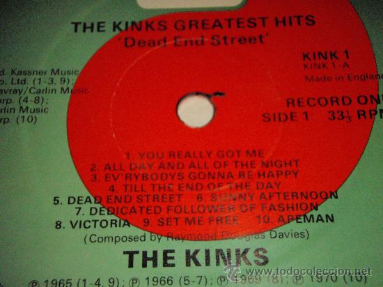 Discos de vinilo: THE KINKS    ( GREATEST HITS )      LP33 DOBLE - Foto 3